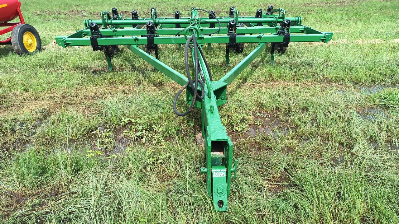 13 Tyne Chisel Plow with New Shanks and Trip Springs