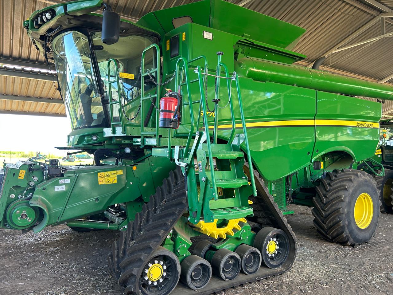 2024 John Deere S770 with John Deere Tracks. Screen and Receiver