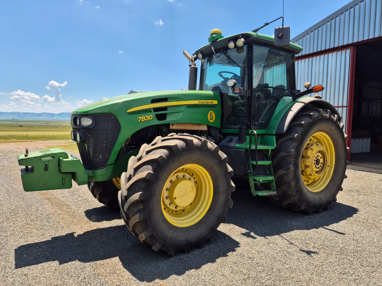 2006 John Deere 7830. Powerquad transmission with screen and receiver