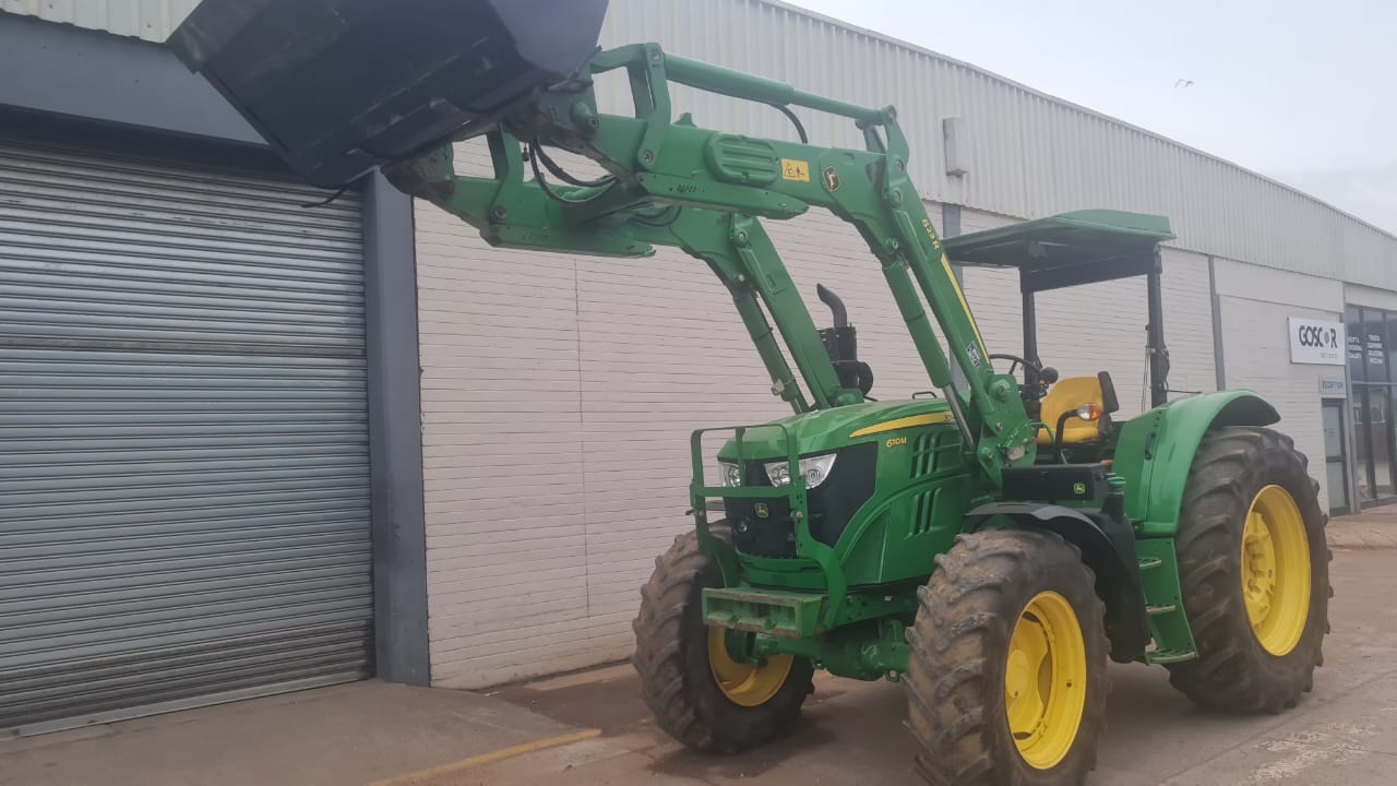 2022 John Deere 6110M with John Deere 623R Loader