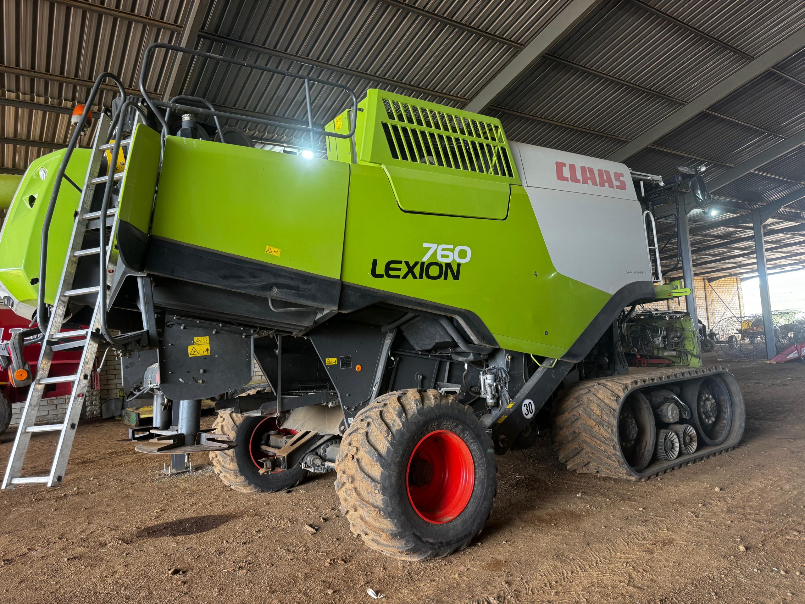 2017 Claas Lexion 760. Screen and Receiver