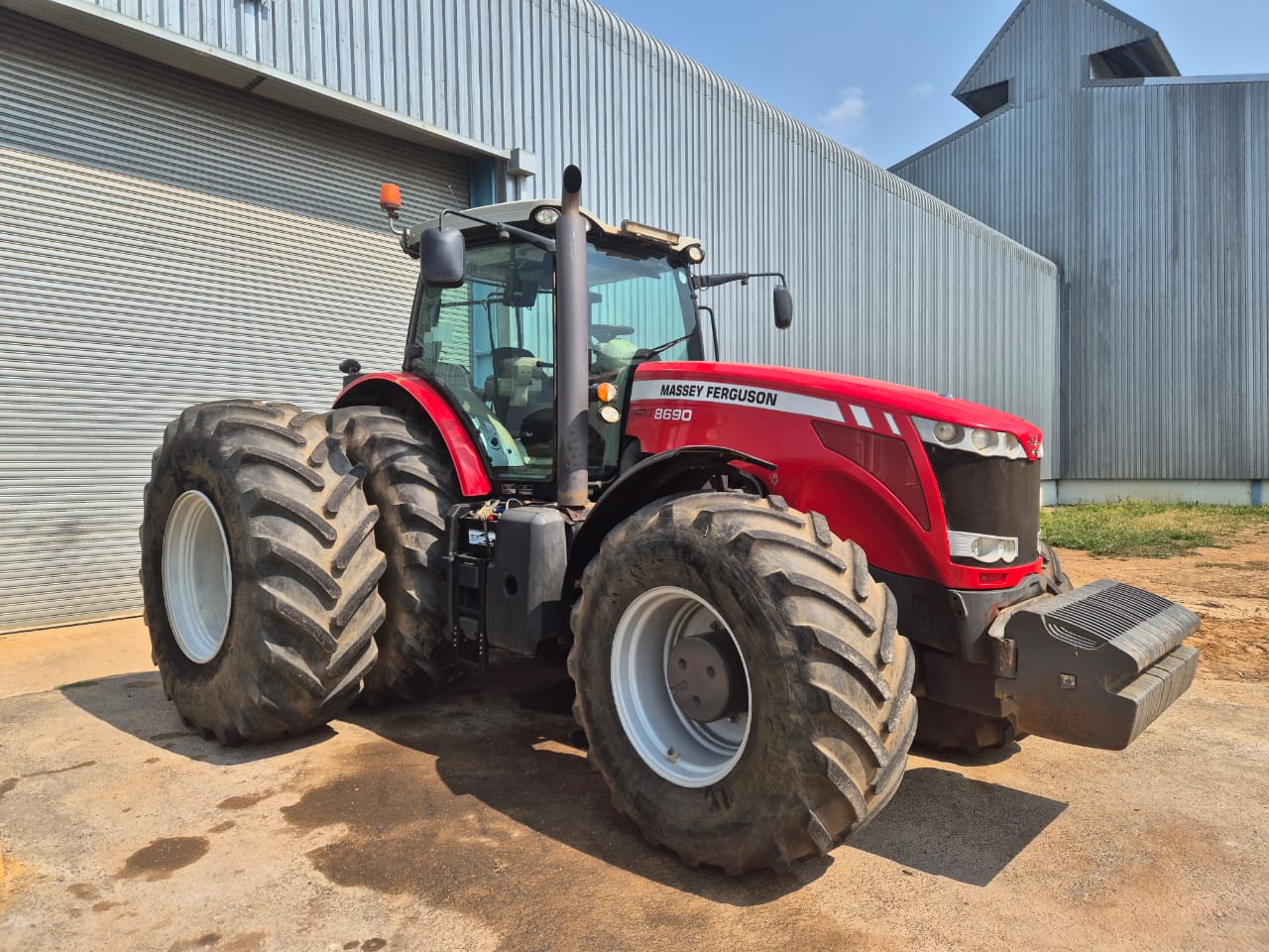 2016 Massey Ferguson 8690, Topcon Autosteer system